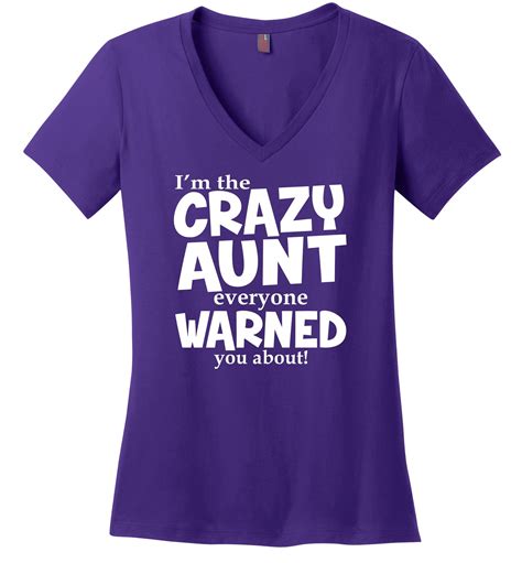 crazy aunt t shirt